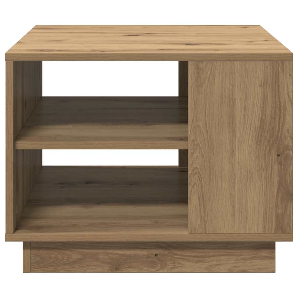 vidaXL Coffee Table Artisan Oak 55x55x42 cm Engineered Wood 4
