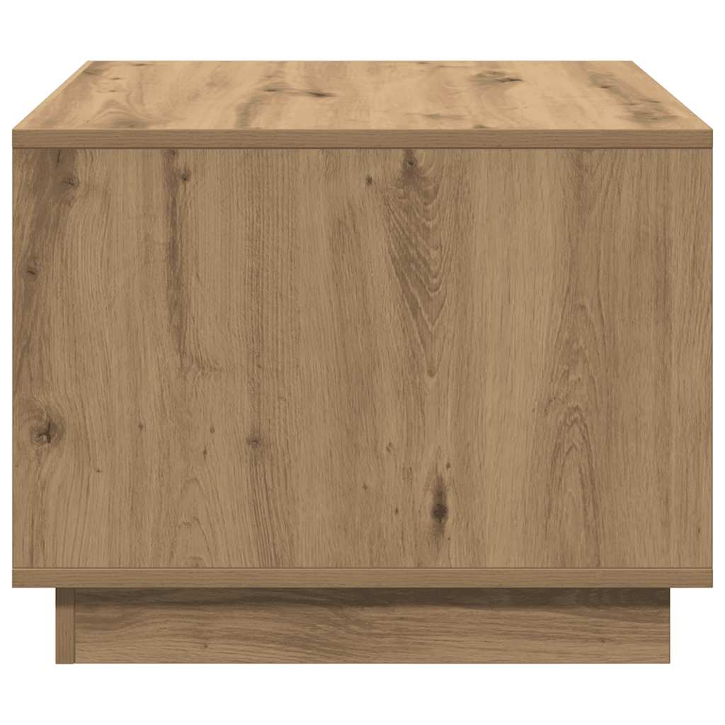 vidaXL Coffee Table Artisan Oak 55x55x42 cm Engineered Wood 6