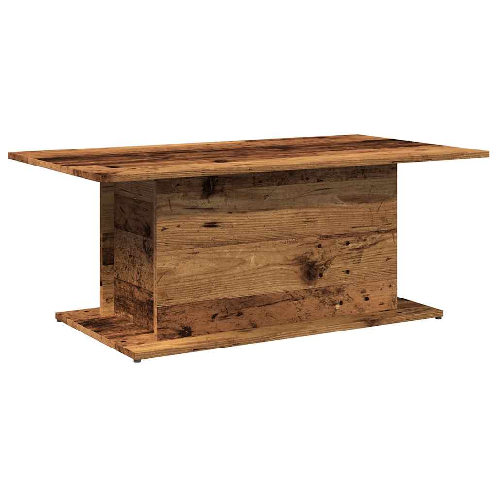vidaXL Coffee Table Old Wood 102x55,5x40 cm Engineered Wood 2