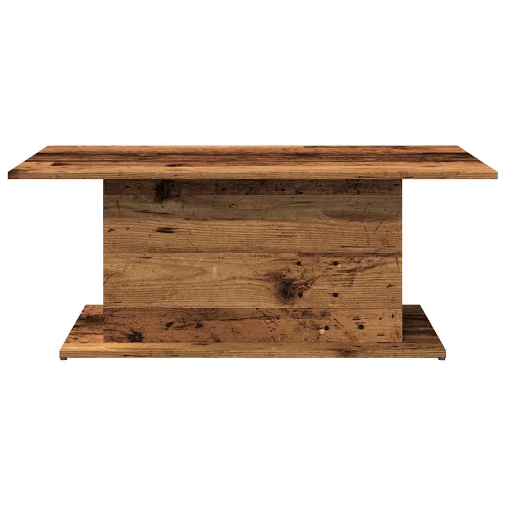 vidaXL Coffee Table Old Wood 102x55,5x40 cm Engineered Wood 4