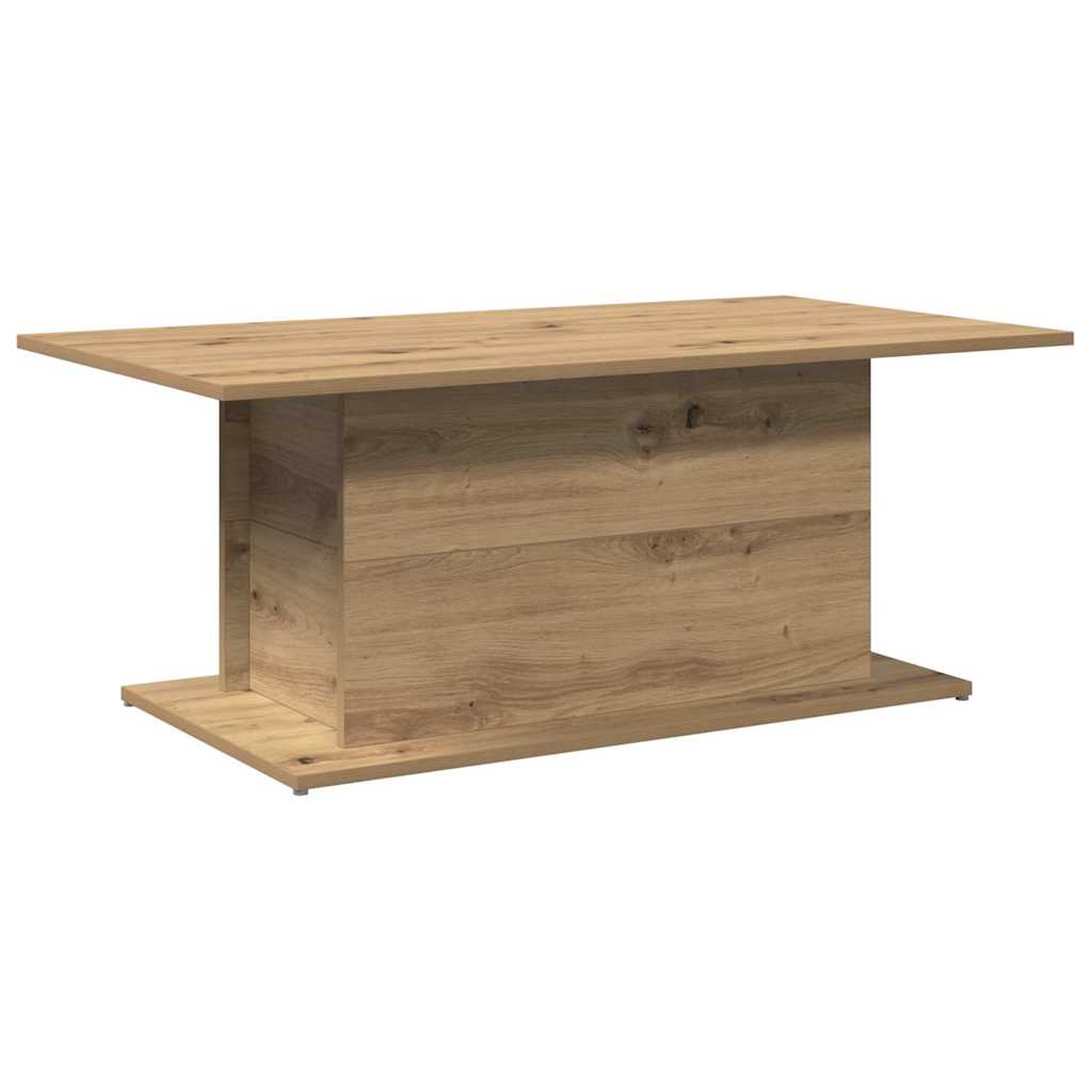 vidaXL Coffee Table Artisan Oak 102x55,5x40 cm Engineered Wood 2