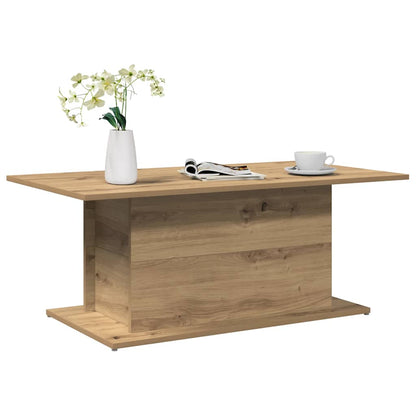 vidaXL Coffee Table Artisan Oak 102x55,5x40 cm Engineered Wood 3