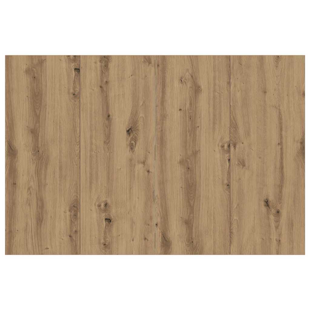 vidaXL Bed Headboard Artisan Oak 120x1,5x80 cm Engineered Wood 3
