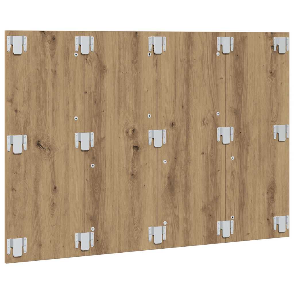 vidaXL Bed Headboard Artisan Oak 120x1,5x80 cm Engineered Wood 4