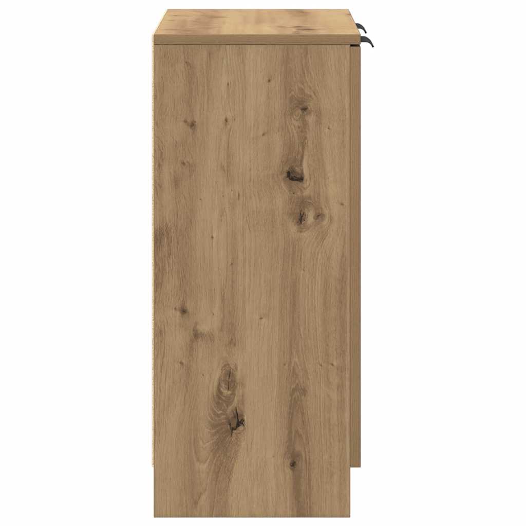 vidaXL Sideboard Artisian Oak 60x30x70 cm Engineered Wood 6