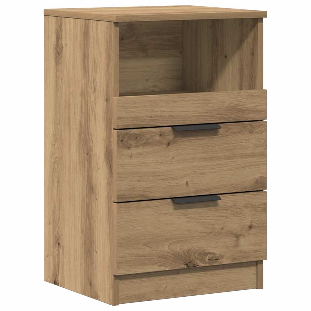vidaXL Bedside Cabinet Artisan Oak 40x36x65 cm Engineered Wood 2