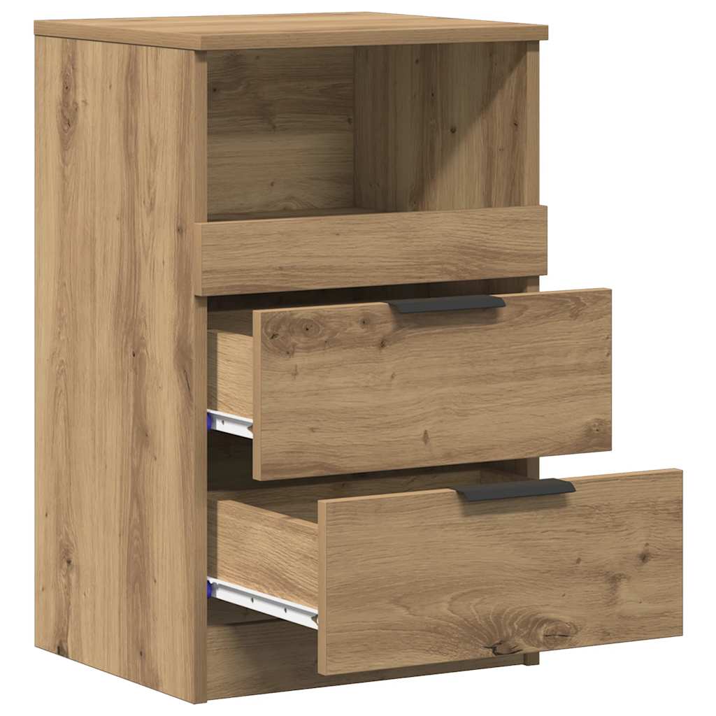 vidaXL Bedside Cabinet Artisan Oak 40x36x65 cm Engineered Wood 5