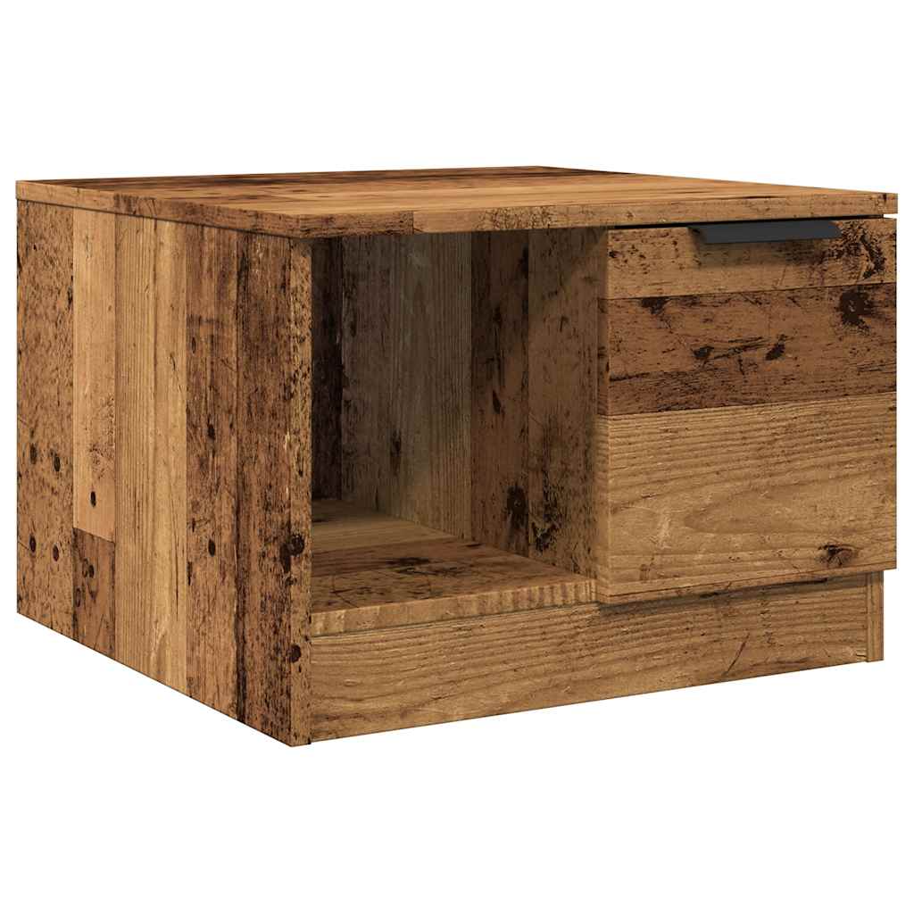 vidaXL Coffee Table Old Wood 50x50x36 cm Engineered Wood 2