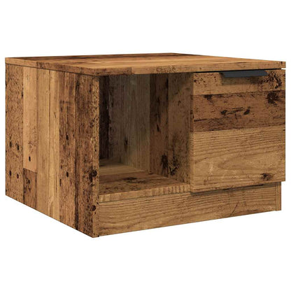 vidaXL Coffee Table Old Wood 50x50x36 cm Engineered Wood 2