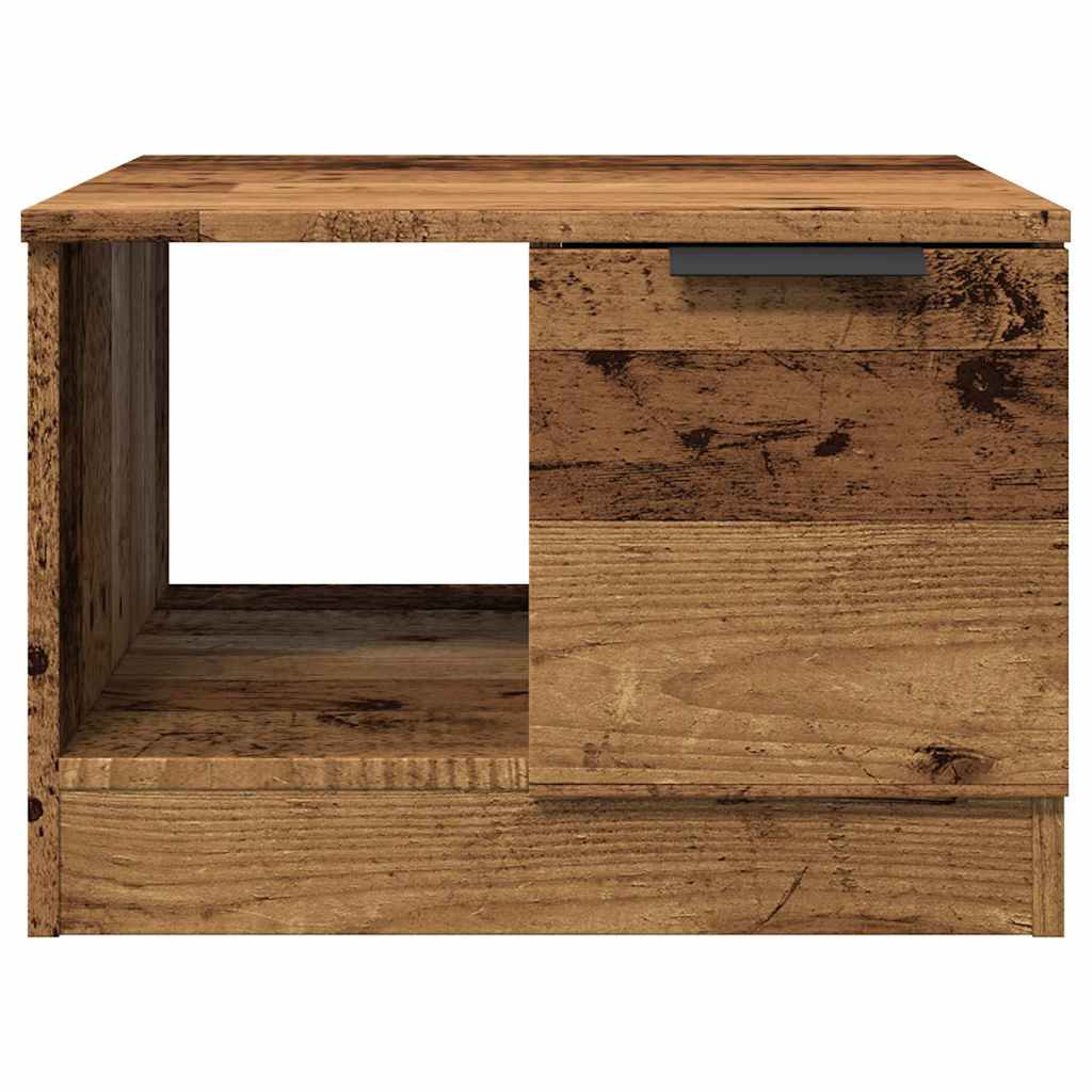 vidaXL Coffee Table Old Wood 50x50x36 cm Engineered Wood 5