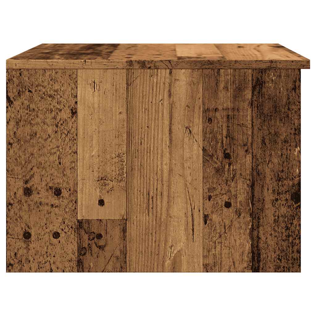 vidaXL Coffee Table Old Wood 50x50x36 cm Engineered Wood 6