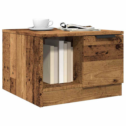vidaXL Coffee Table Old Wood 50x50x36 cm Engineered Wood 1