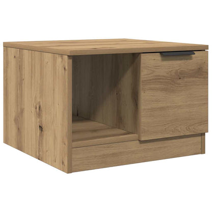 vidaXL Coffee Table Artisan Oak 50x50x36 cm Engineered Wood 2
