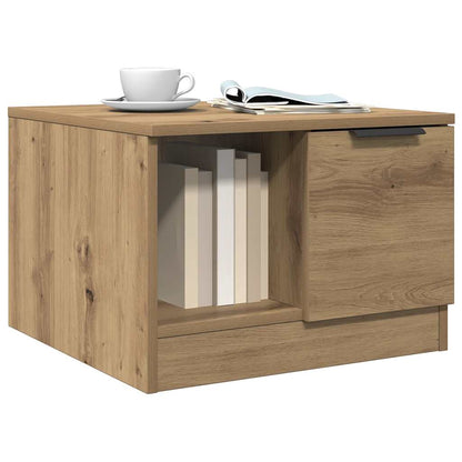 vidaXL Coffee Table Artisan Oak 50x50x36 cm Engineered Wood 4