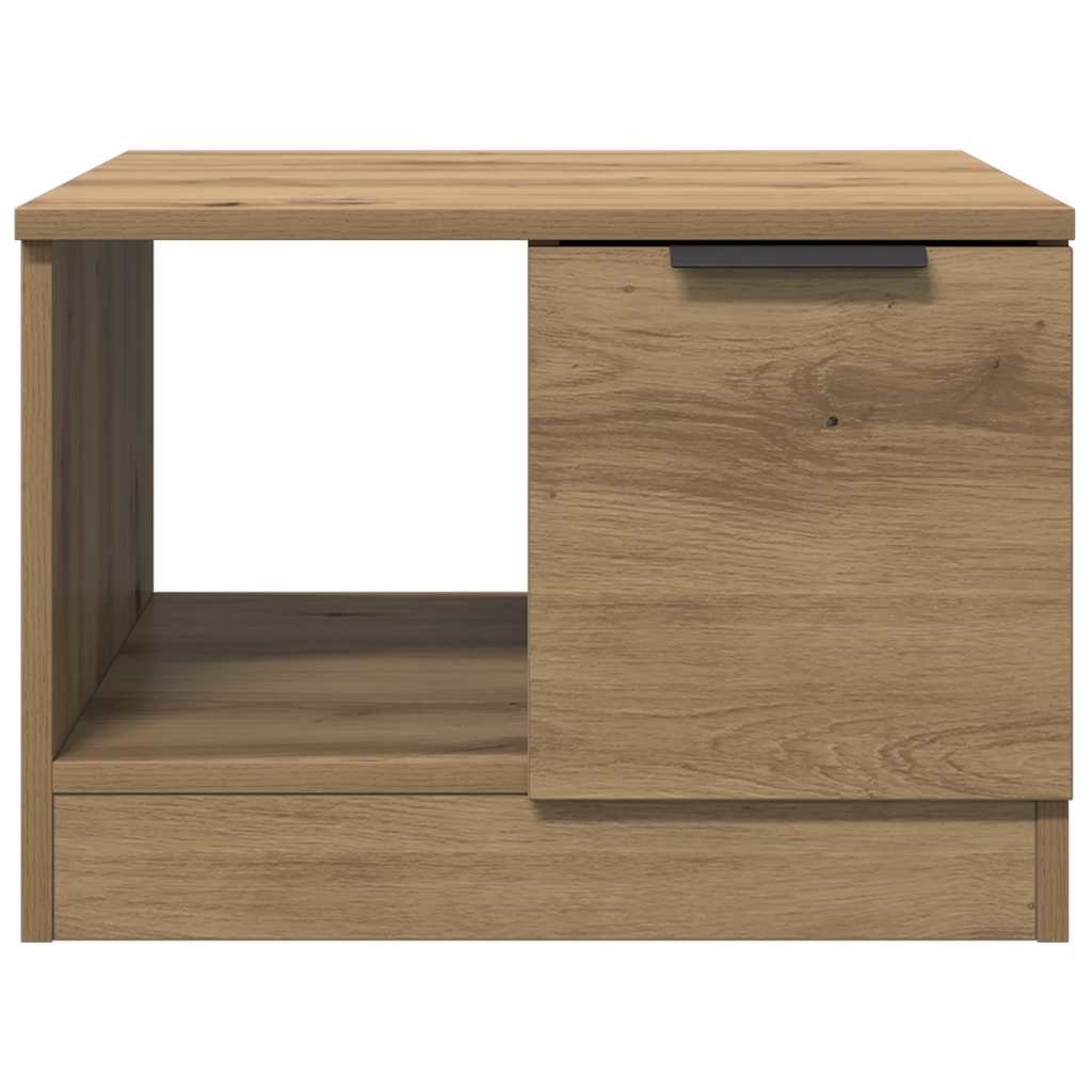 vidaXL Coffee Table Artisan Oak 50x50x36 cm Engineered Wood 6