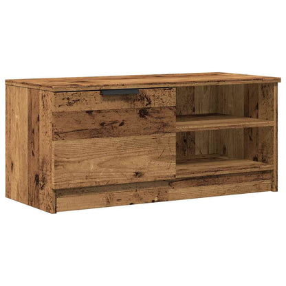 vidaXL TV Cabinet Old Wood 80x35x36,5 cm Engineered Wood 2