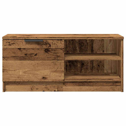 vidaXL TV Cabinet Old Wood 80x35x36,5 cm Engineered Wood 4