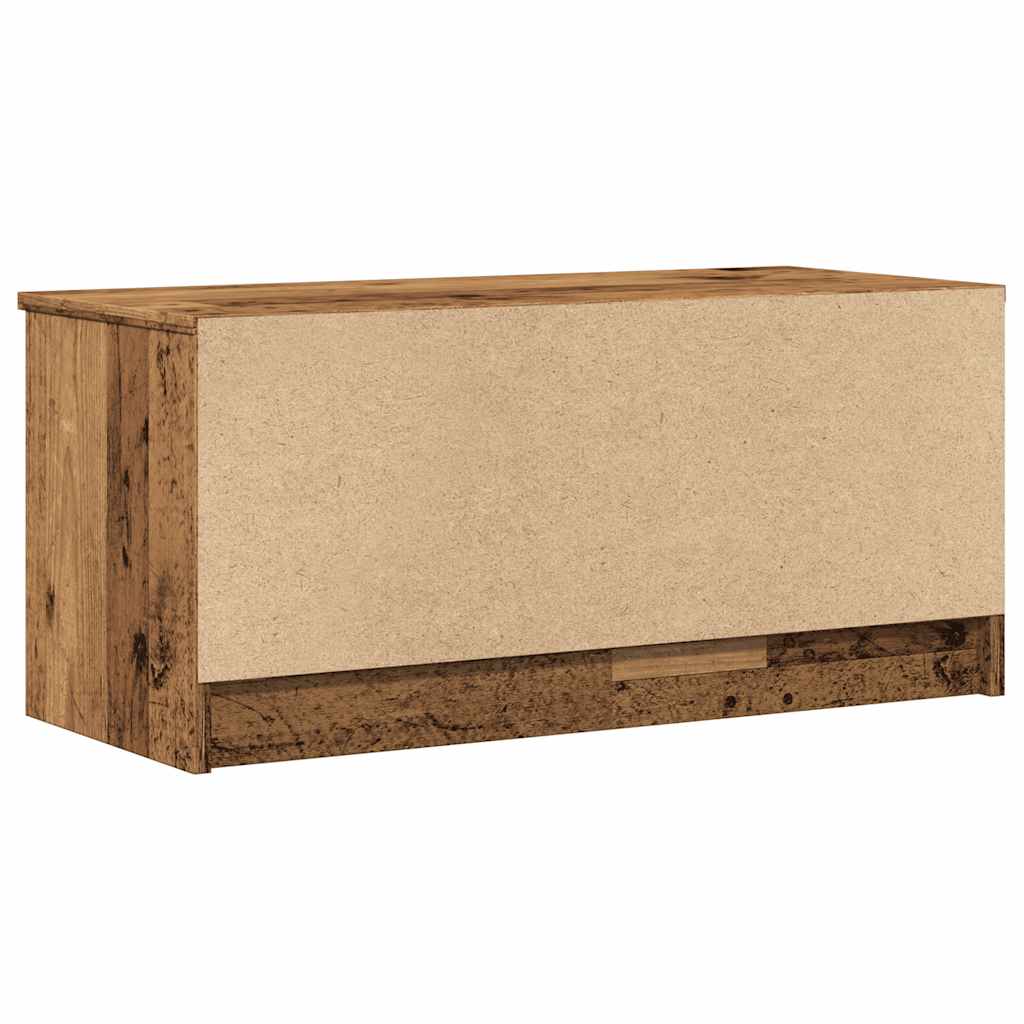 vidaXL TV Cabinet Old Wood 80x35x36,5 cm Engineered Wood 5