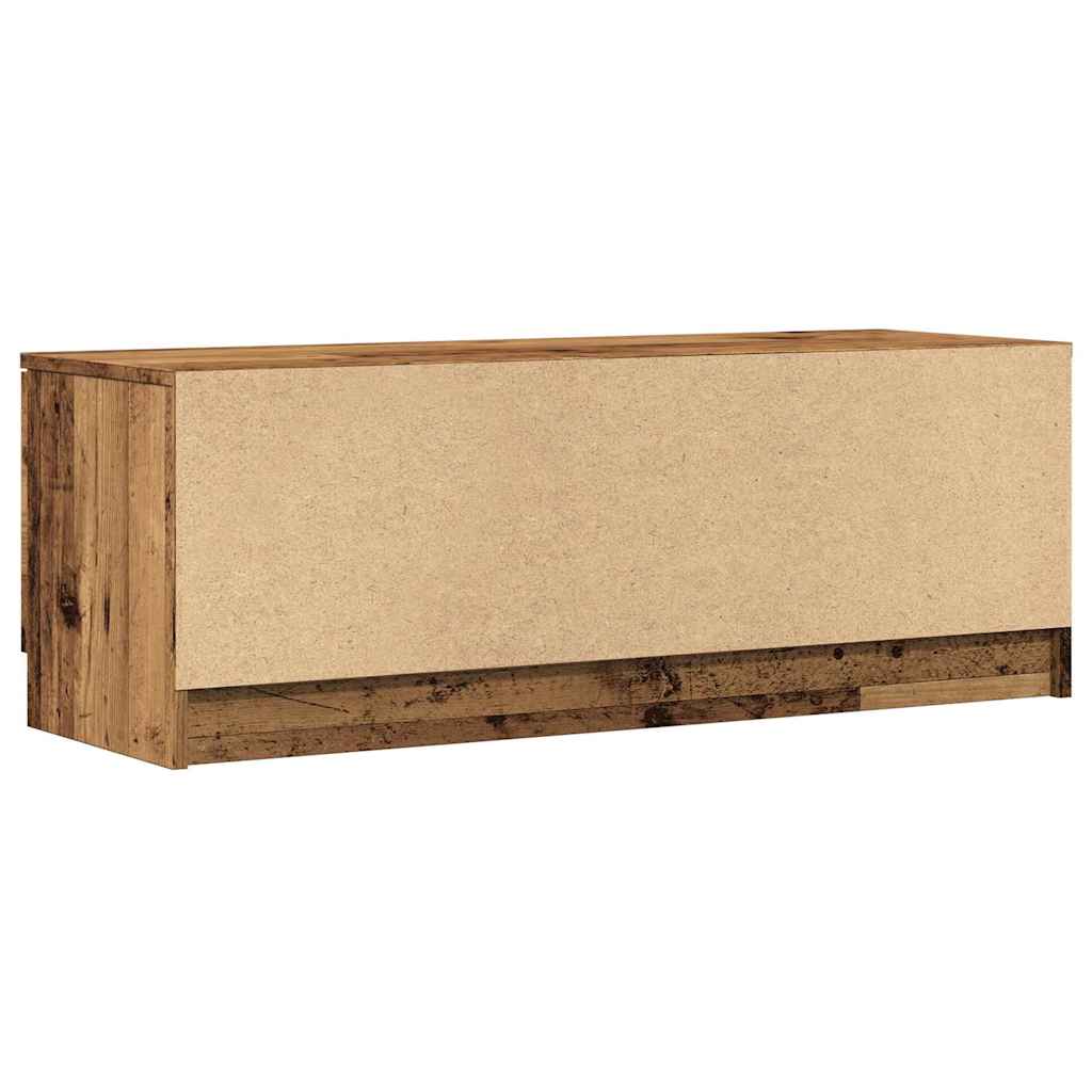 vidaXL TV Cabinet Old Wood 102x35x36.5 cm Engineered Wood 6