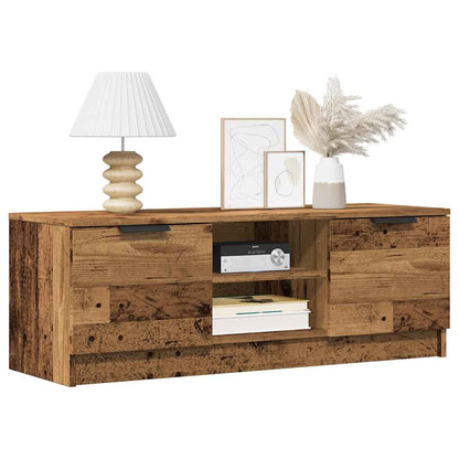 vidaXL TV Cabinet Old Wood 102x35x36.5 cm Engineered Wood 1