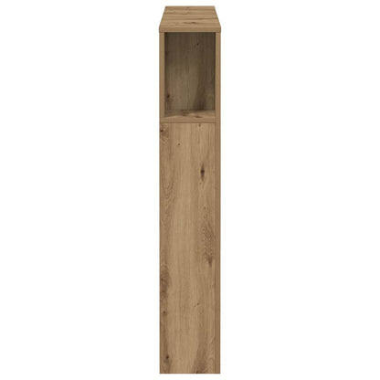 vidaXL Headboard Cabinet Artisan Oak 100x18.5x102.5 cm Engineered Wood 5