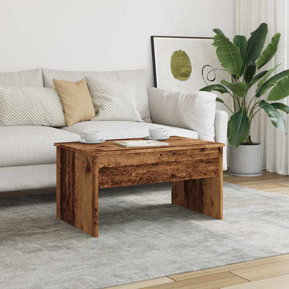 vidaXL Coffee Table Old Wood 80x50.5x41.5 cm Engineered Wood 3