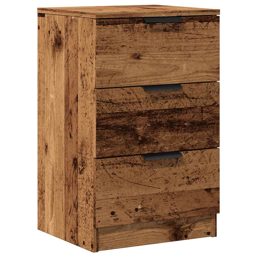 vidaXL Bedside Cabinet Old Wood 40x36x65 cm Engineered Wood 2