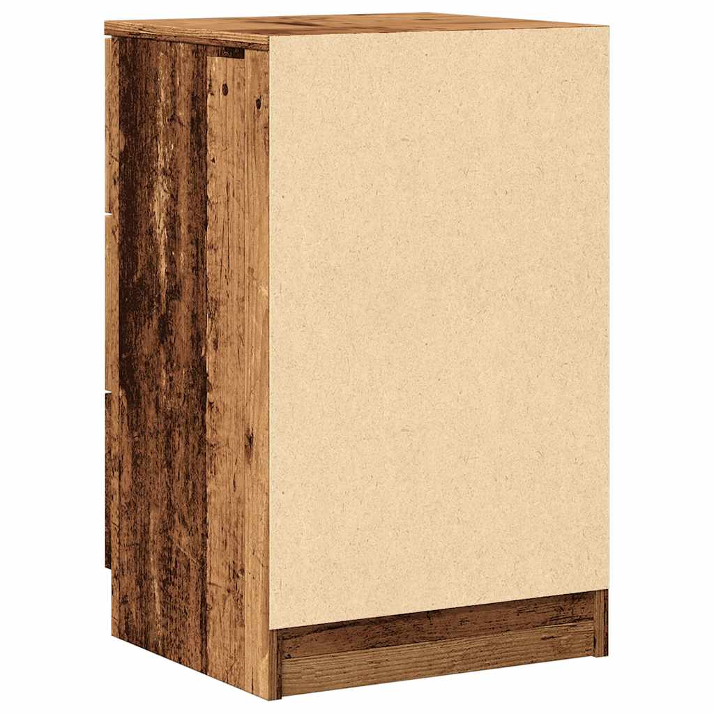 vidaXL Bedside Cabinet Old Wood 40x36x65 cm Engineered Wood 6
