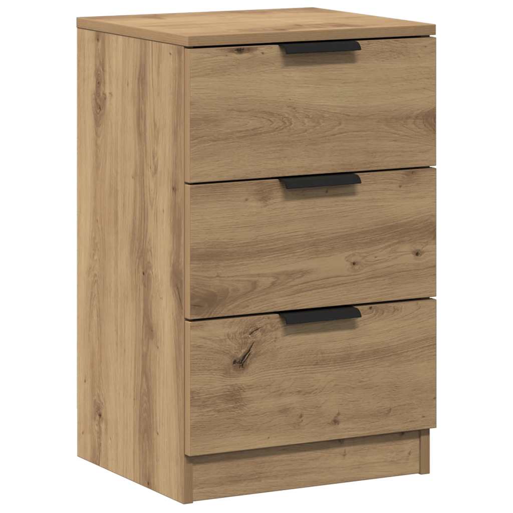 vidaXL Bedside Cabinet Artisan Oak 40x36x65 cm Engineered Wood 2