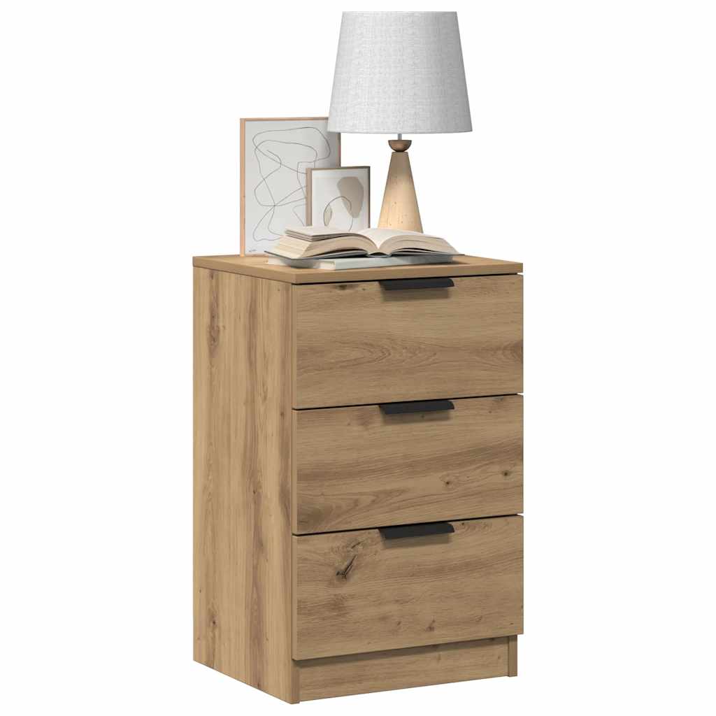 vidaXL Bedside Cabinet Artisan Oak 40x36x65 cm Engineered Wood 3