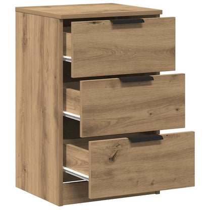 vidaXL Bedside Cabinet Artisan Oak 40x36x65 cm Engineered Wood 5