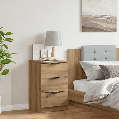 vidaXL Bedside Cabinet Artisan Oak 40x36x65 cm Engineered Wood 1