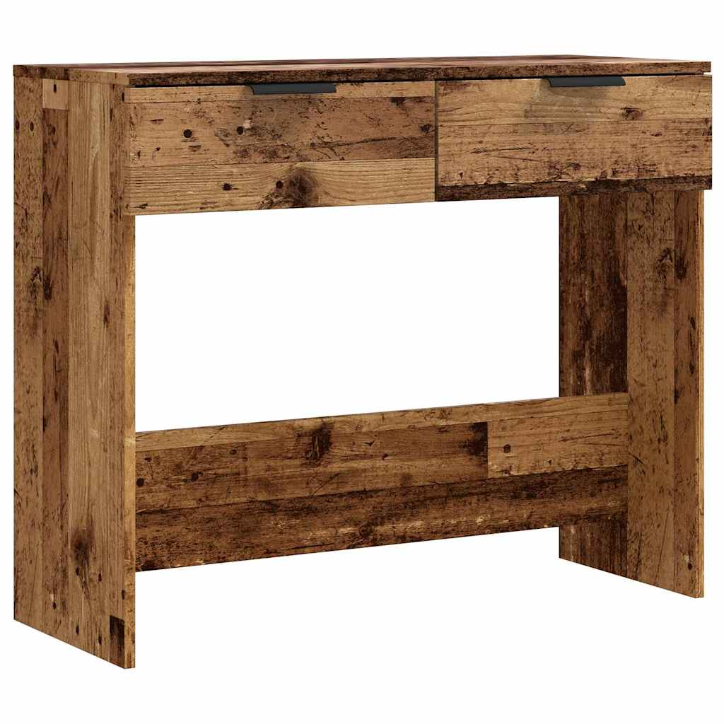 vidaXL Console Table Old Wood 90x36x75 cm Engineered Wood 2