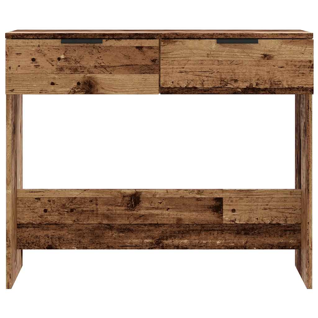 vidaXL Console Table Old Wood 90x36x75 cm Engineered Wood 4