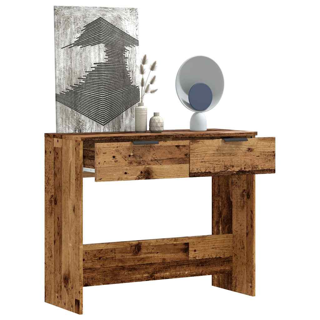 vidaXL Console Table Old Wood 90x36x75 cm Engineered Wood 1