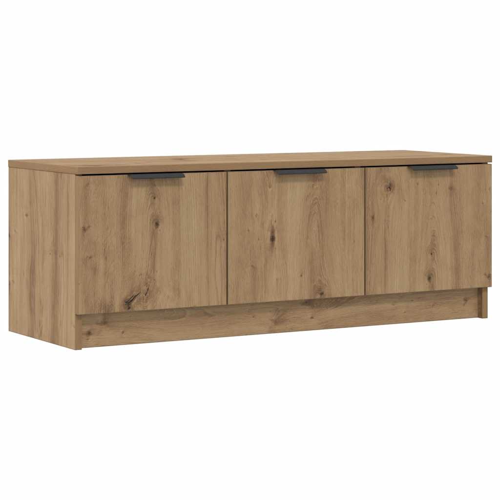 vidaXL TV Cabinet Artisan Oak 102x35x36.5 cm Engineered Wood 2