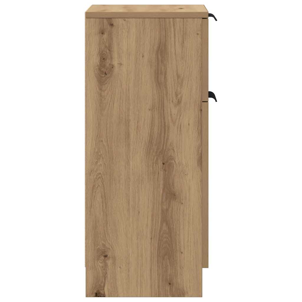 vidaXL Sideboard Artisan Oak 30x30x70 cm Engineered Wood 6