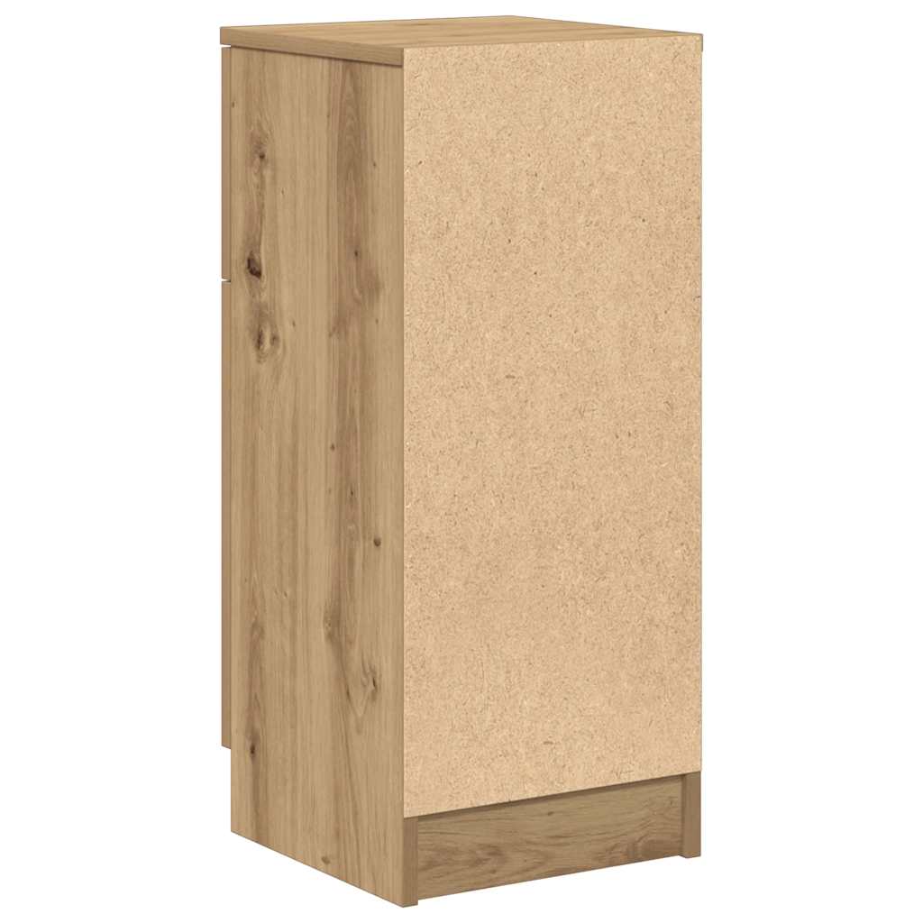 vidaXL Sideboard Artisan Oak 30x30x70 cm Engineered Wood 5