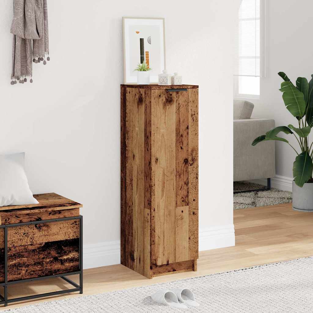 Shoe Cabinet 30x35x100 cm Engineered Wood Old wood