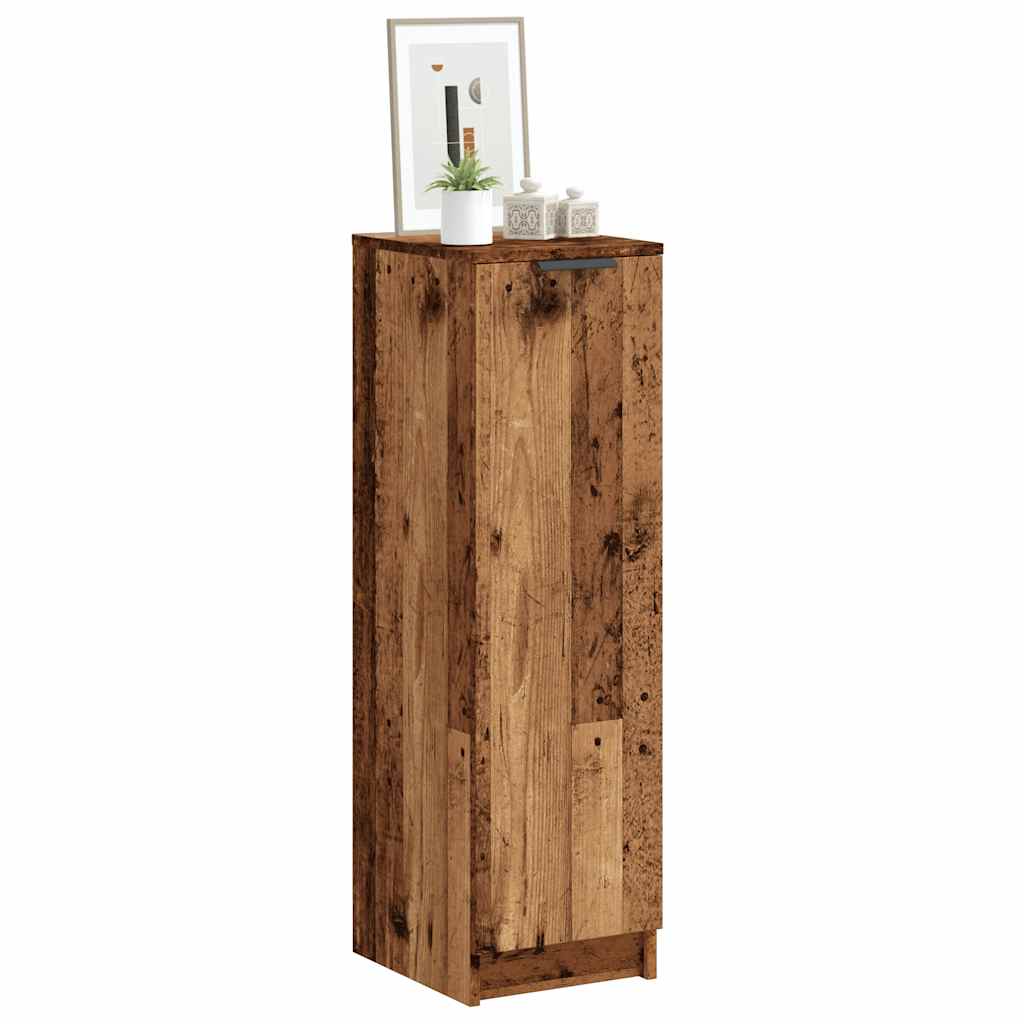 Shoe Cabinet 30x35x100 cm Engineered Wood Old wood