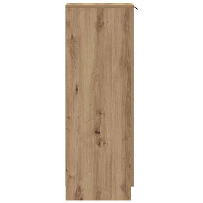 vidaXL Shoe Cabinet Artisan Oak 29.5x35x100.5 cm Engineered Wood 5