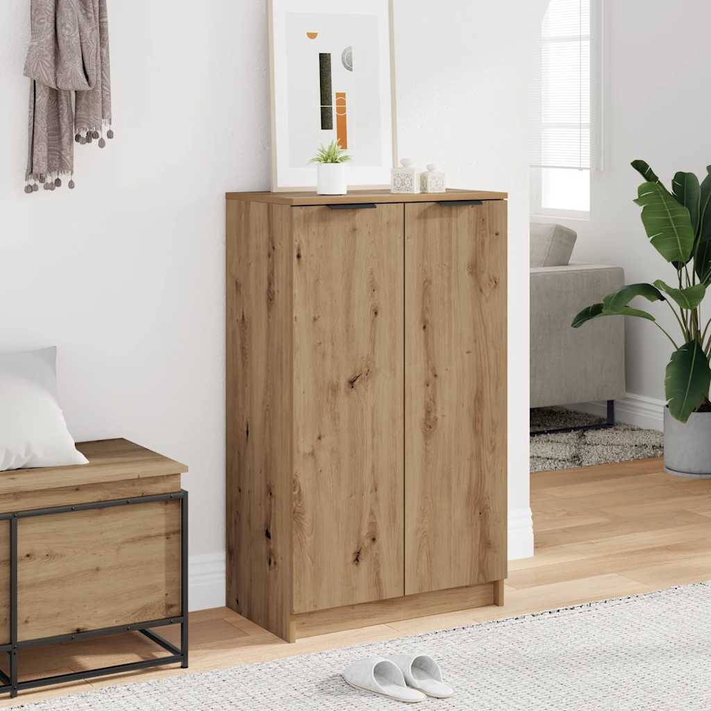 Shoe Cabinet 59x35x100,5 cm Engineered Wood Artisan oak