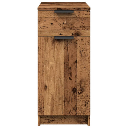 vidaXL Desk Cabinet Old Wood 33x50x75 cm Engineered Wood 5