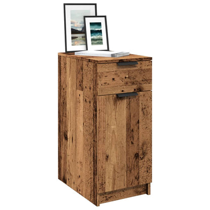 vidaXL Desk Cabinet Old Wood 33x50x75 cm Engineered Wood 1