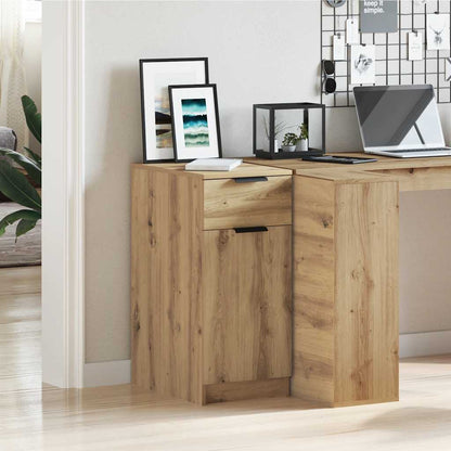 vidaXL Desk Cabinet Artisan Oak 33x50x75 cm Engineered Wood 3