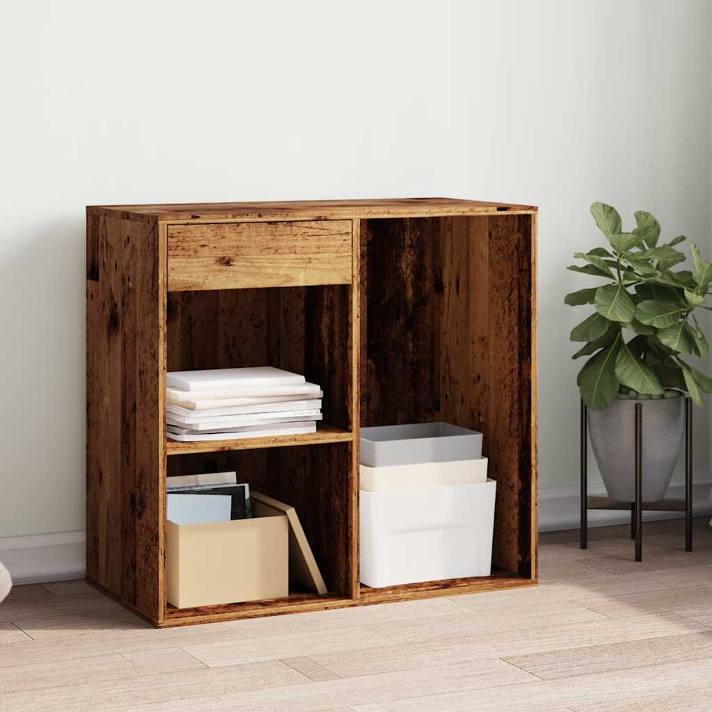 vidaXL Cosmetic Cabinet Old Wood 80x40x75 cm Engineered Wood 3