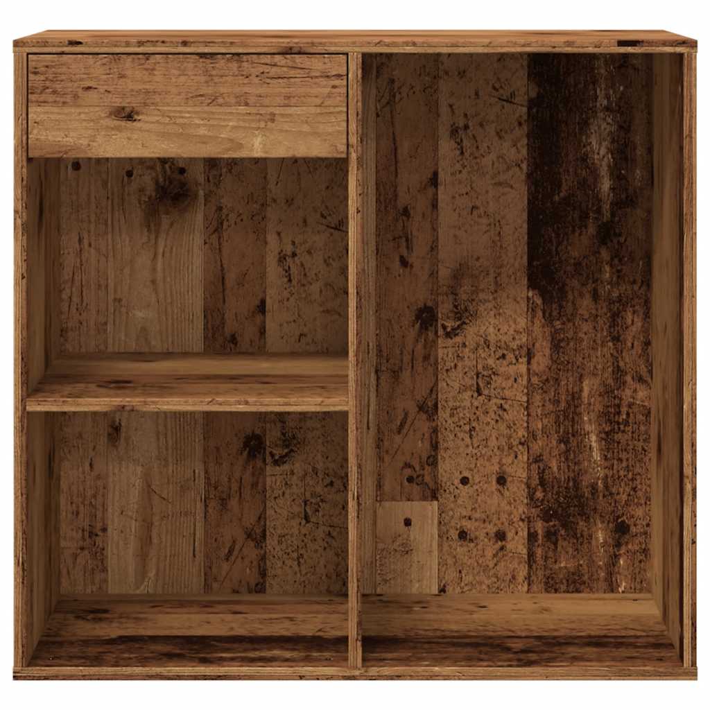 vidaXL Cosmetic Cabinet Old Wood 80x40x75 cm Engineered Wood 5