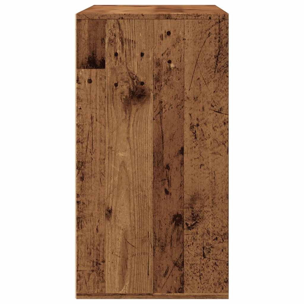 vidaXL Cosmetic Cabinet Old Wood 80x40x75 cm Engineered Wood 6