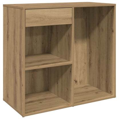 vidaXL Cosmetic Cabinet Artisan Oak 80x40x75 cm Engineered Wood 2