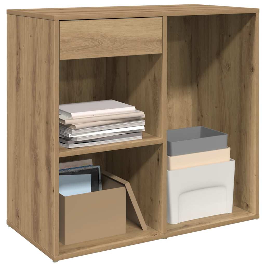 vidaXL Cosmetic Cabinet Artisan Oak 80x40x75 cm Engineered Wood 3
